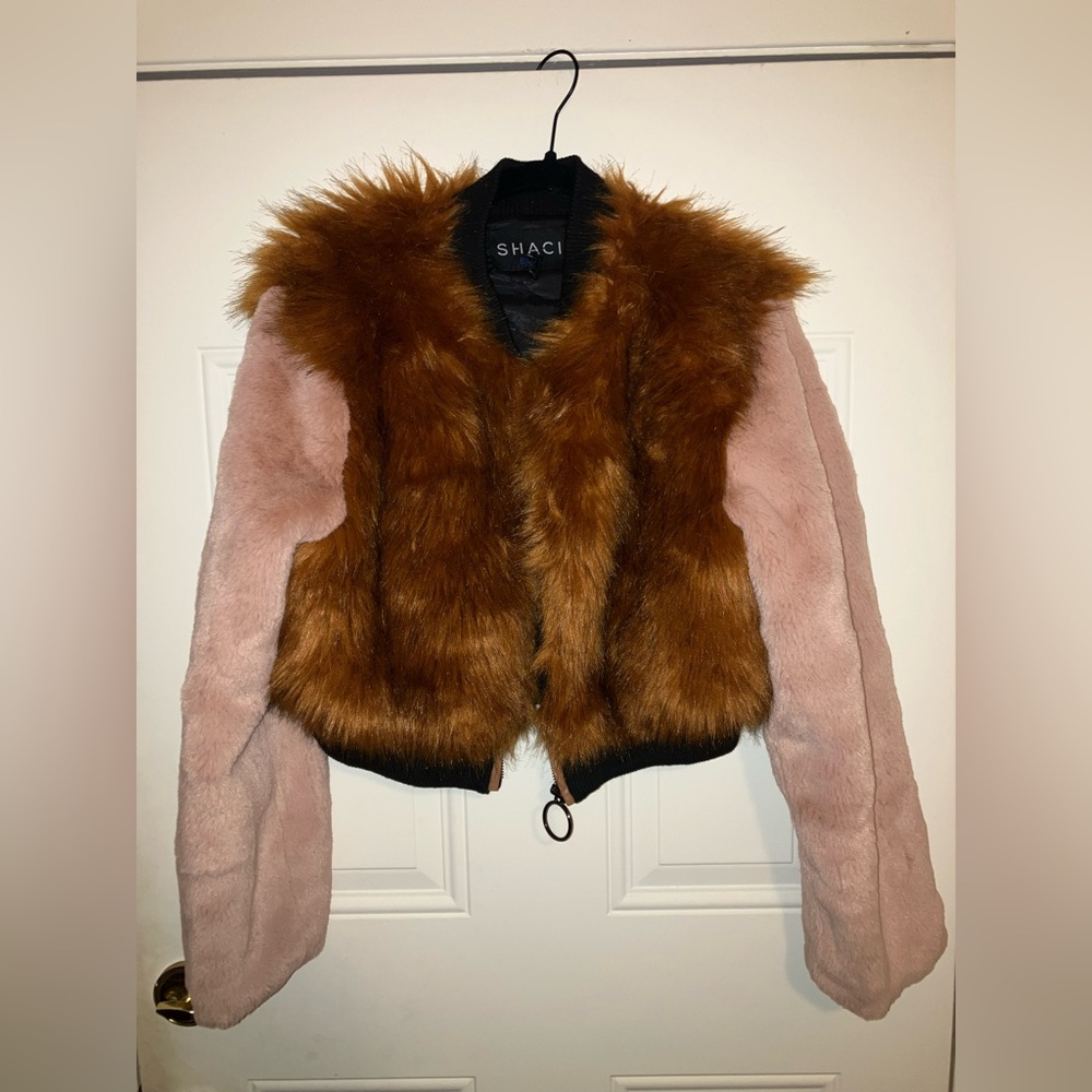 Shaci Blue 2 colors Fur  jacket